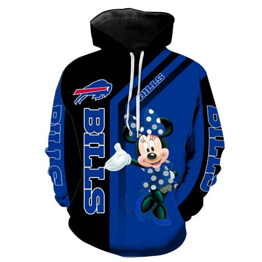 Buffalo Bills Minnie Mouse NEW Full All Over Print V1471 Hoodie – GoodTee
